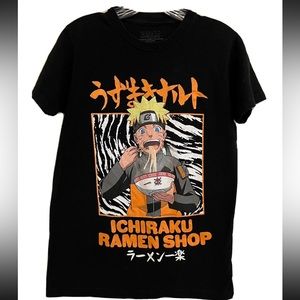 Vintage Men’s Shippuden Naruto Ichiraku Ramen Shop Anime Small T-Shirt
